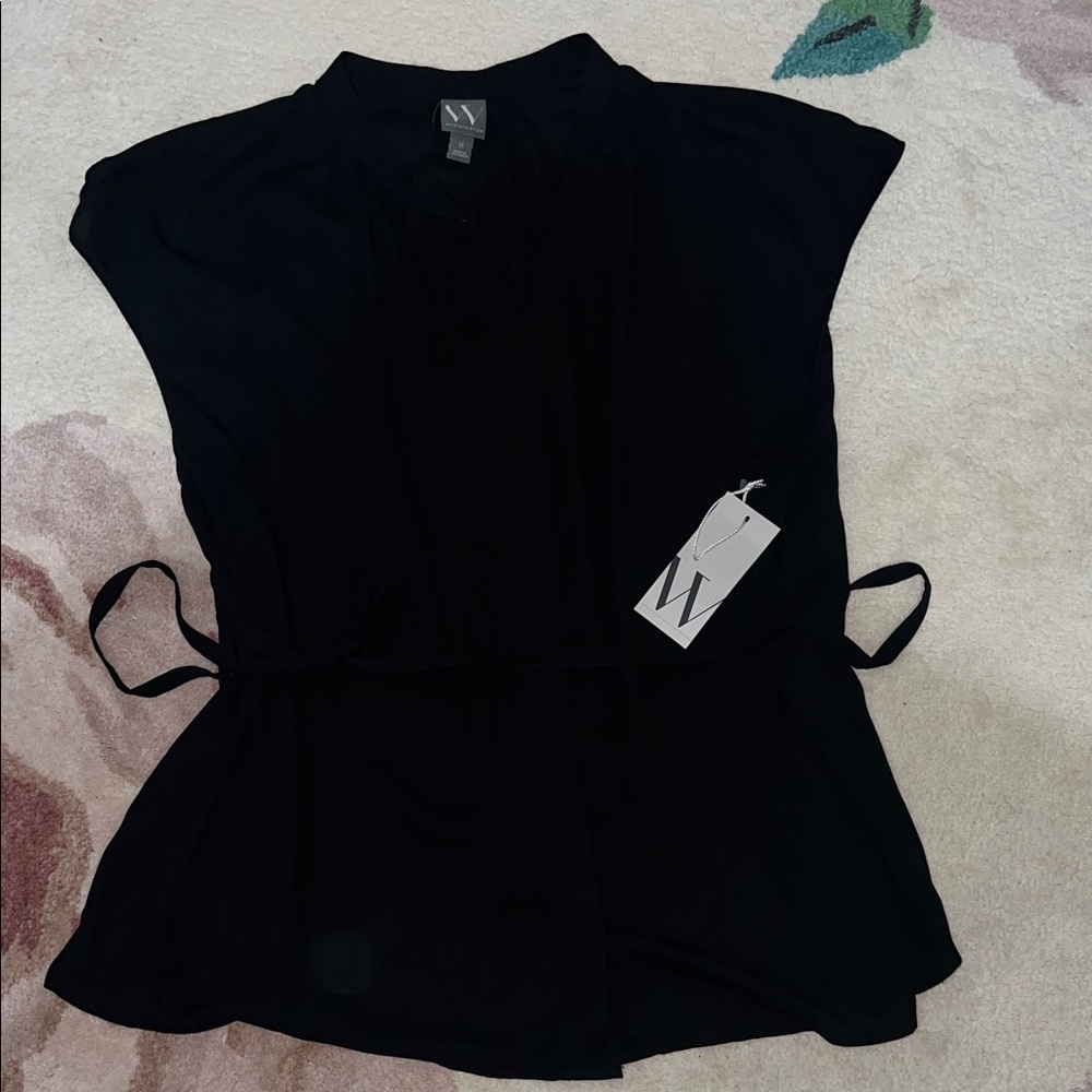 NEW Worthington Black Women's Blouse